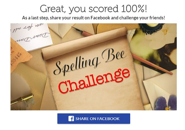Spelling Bee Challenge answers