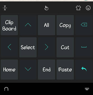 TouchPal keyboard keys