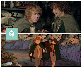 Pippin y Merry - El Señor de los Anillos: Peter Jackson Vs Ralph Bakshi / La Comunidad del Anillo - ÁlvaroGP - el fancine - el troblogdita