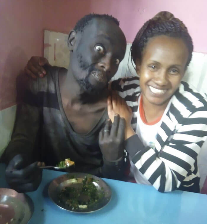 A Woman Encountered Her Childhood Friend On The Street, Now Being A Drug Addict, And Decided To Transform Him