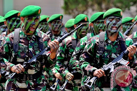 Lomba Peraturan Baris Berbaris (PBB) TNI AD