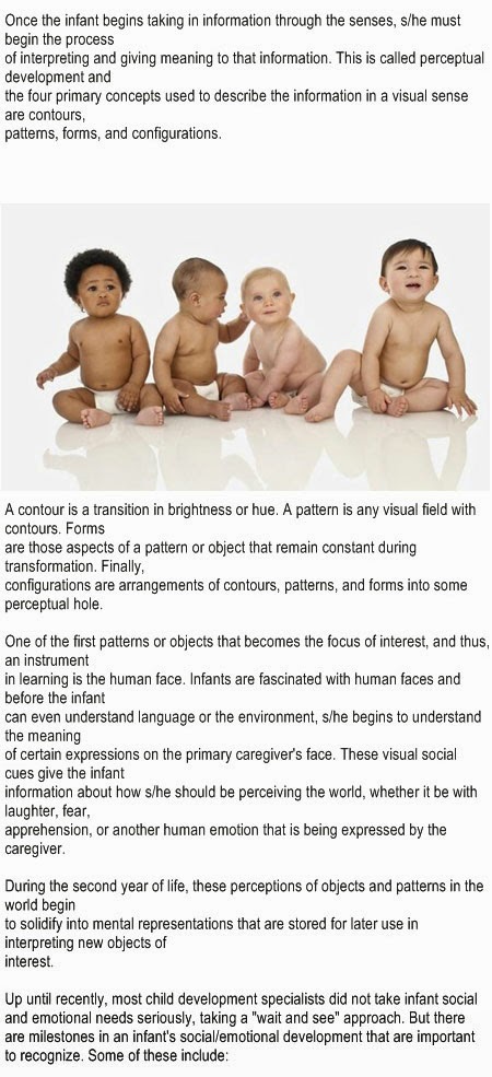 Social development in infants