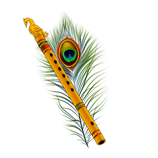 Krishna Flute And Peacock Feather Images - Free PNG Images