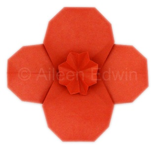 Origami Poppy