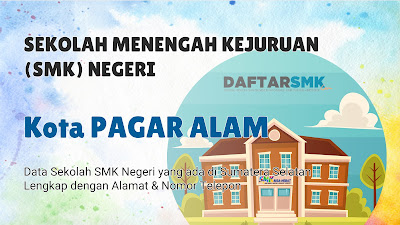 Daftar SMK Negeri di Kota Pagar Alam Sumatera Selatan