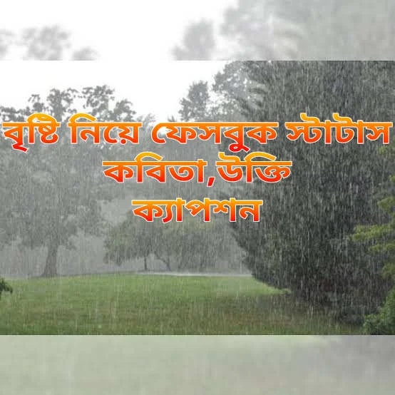 বৃষ্টি নিয়ে ফেসবুক স্ট্যাটাস,ইসলামিক ক্যাপশন,ছন্দ,কবিতা |বৃষ্টি নিয়ে ফানি স্ট্যাটাস,ক্যাপশন | বৃষ্টির দিনের অনুভূতি