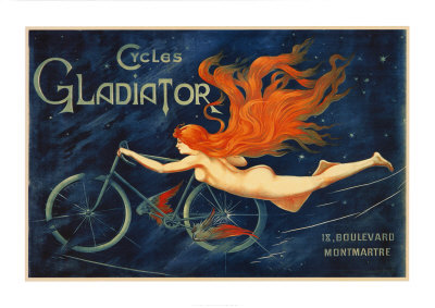 Bicycle Vintage Postcard