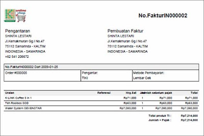 Contoh Formulir Dalam Sistem Informasi Akuntansi - Contoh War