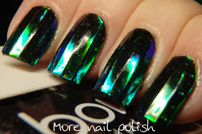 Shattered glass lines ~ More Nail Polish