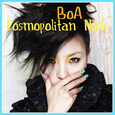 Celeb Nails | BoA's nails in Cosmopolitan