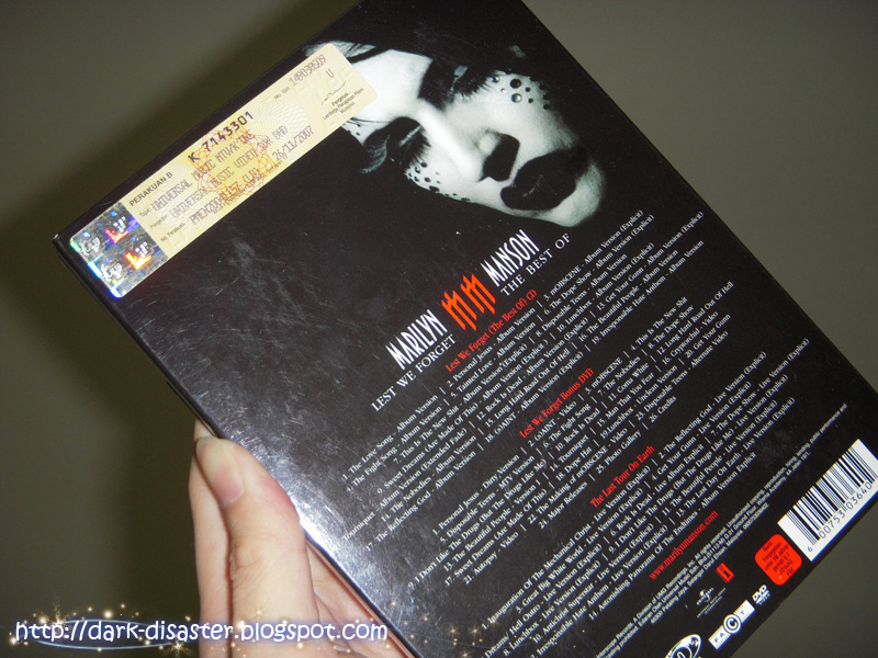 Mickey Mouse CDs and DVD the best of marilyn manson