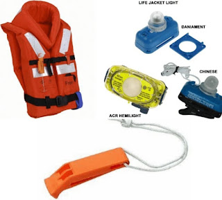 aksesoris pada life jacket