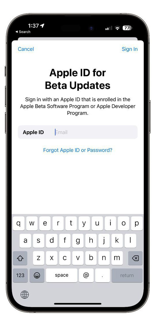 iOS 16.4開始，iPhone可用多帳號安裝測試版