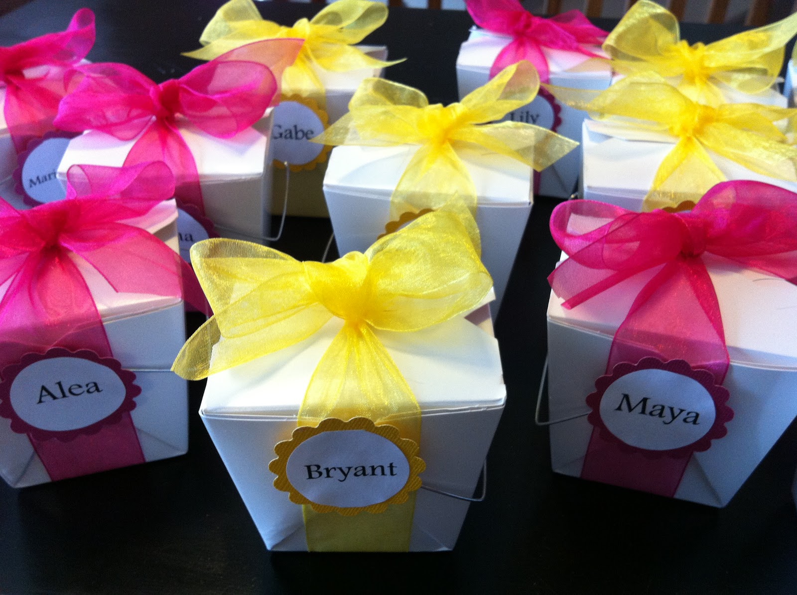 3 year old birthday party  favors