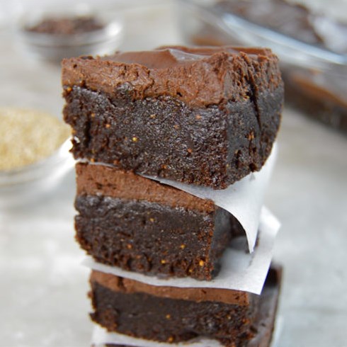 CALCIUM CHOCOLATE VEGAN FUDGE RECIPE #brownierecipe #chocolatecake