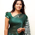 Meenal Glamour Images in Green Saree