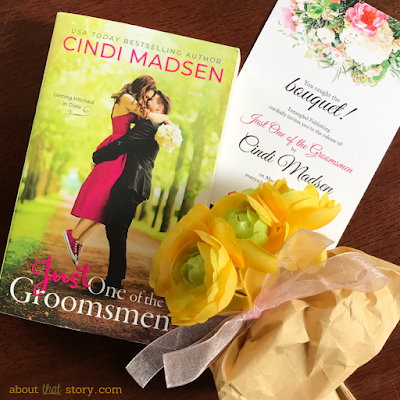 Book Review: Just One of the Groomsmen (Getting Hitched in Dixie #1) by Cindi Madsen | About That Story