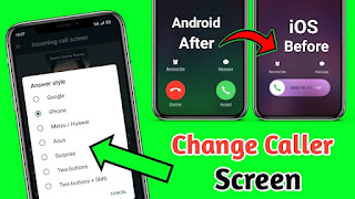 Set iPhone Caller Screen In Android Smartphone