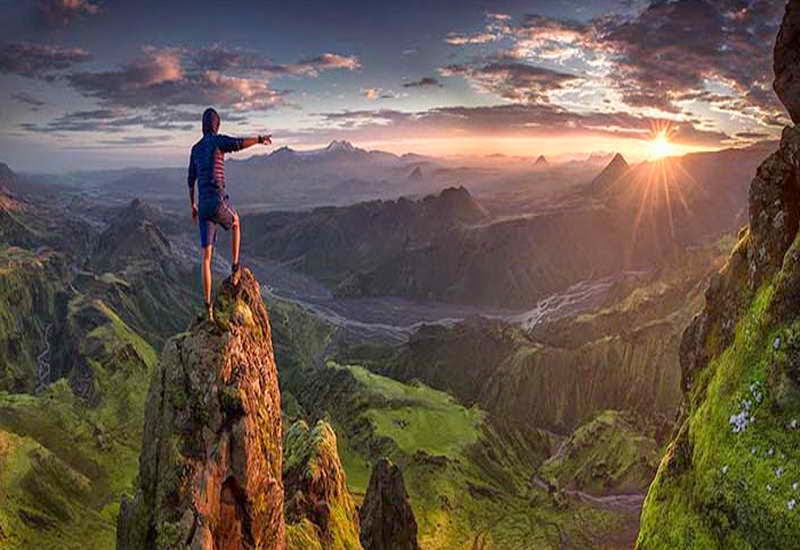 pemandangan alam  pegunungan Foto Dunia Alam  Semesta 