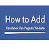 How to add Facebook   Fan box on blog