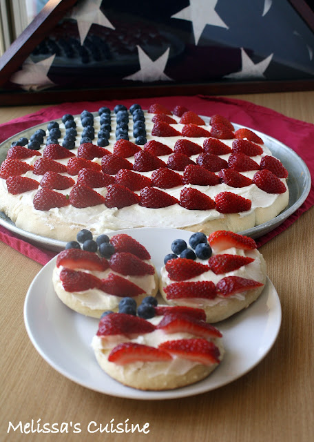 Melissa's Cuisine: Patriotic Fruit Pizza