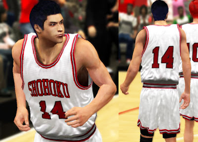 Slam Dunk 2K13 Shohoku Home Jersey - Mitsui