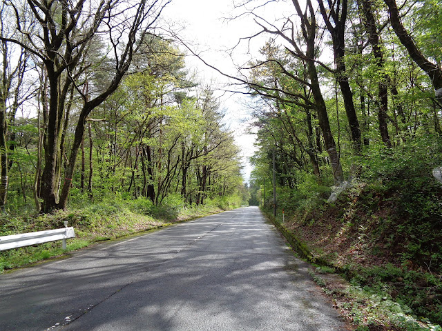 あけまの森バス停から種原集落に向かいます