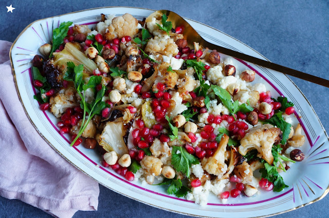 salade chou fleur grenade vegan sans gluten