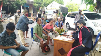 38 Orang Situbondo Tidak Pakai Masker Terjaring Operasi Yustisi 