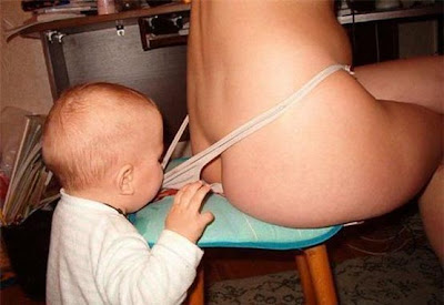 Funny act of baby