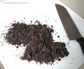 chunks of chopped Baker's semisweet chocolate squares for fudgy brownies