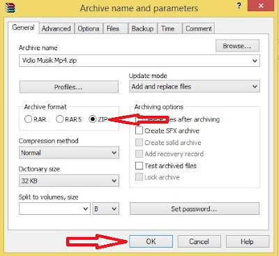 Cara Membuat Format File Rar Dan  Zip