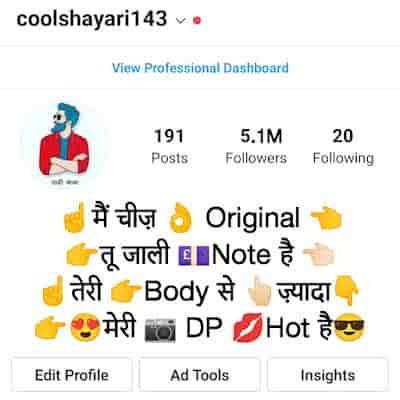 best love bio for instagram in hindi, danger bio for instagram in hindi, sad hindi bio for instagram, instagram par dalne ke liye bio, instagram bio hindi status,