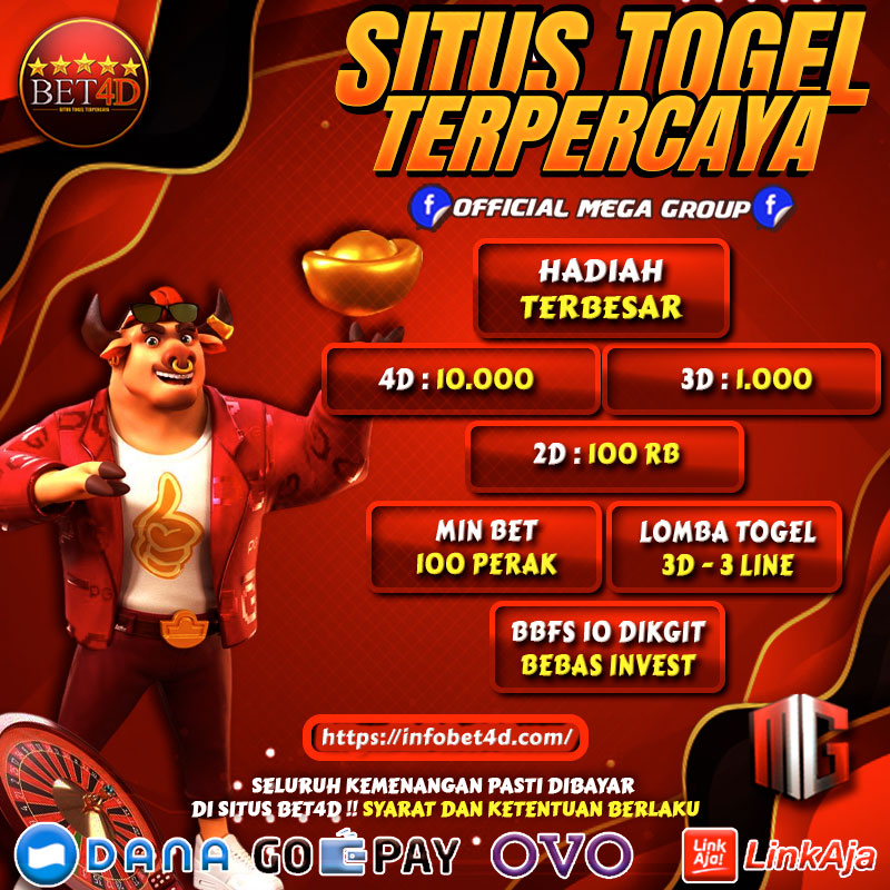 BET4D > BANDAR TOGEL RESMI HADIAH PRIZE 123 TERBESAR NO#1 DI INDONESIA

