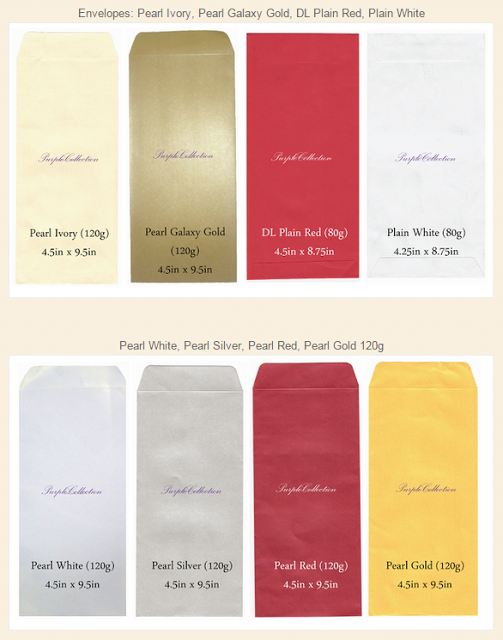 Pearl Envelopes 120g