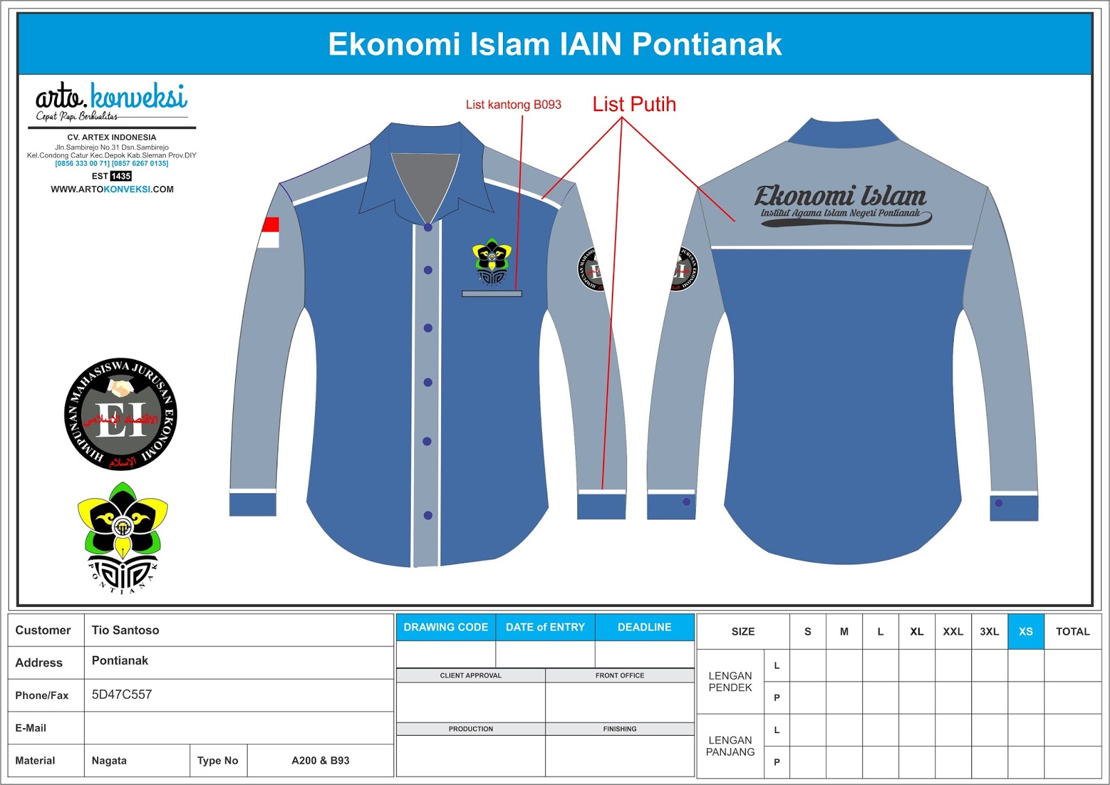 Download 100 Desain  Kemeja Organisasi PDL PDH Korsa  