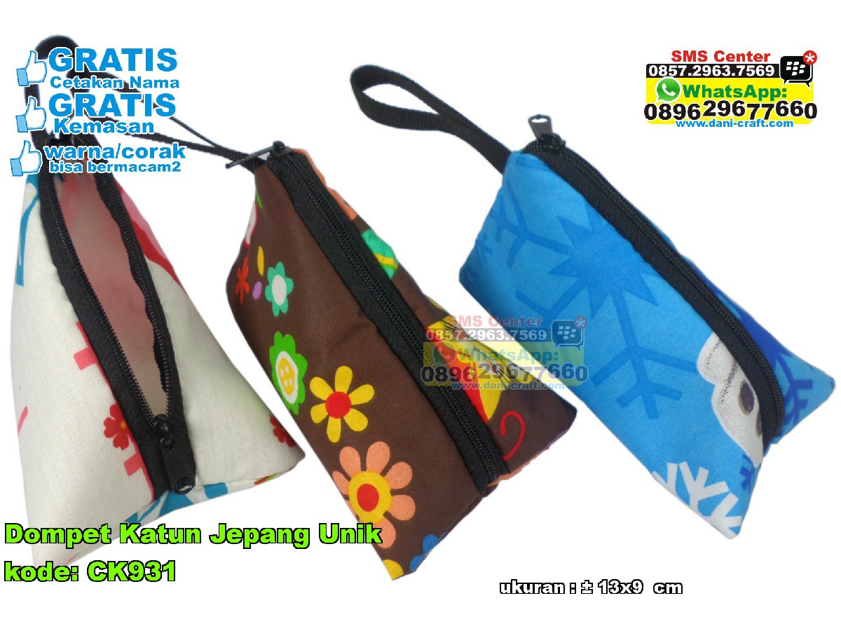  Dompet  Katun Jepang  Unik Souvenir Pernikahan