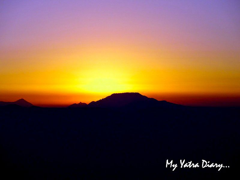 Surreal sunset at Mukteshwar Uttarakhand