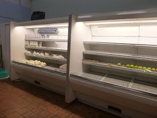 Empty produce section - Palm Terrace Grocery Store, Pohnpei