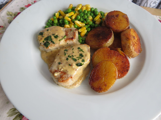 Pork Medallions with Creamy Dijon Sauce