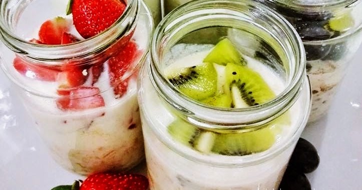 Aku Bukan Cheff: Resipi overnight oats yang divariasikan