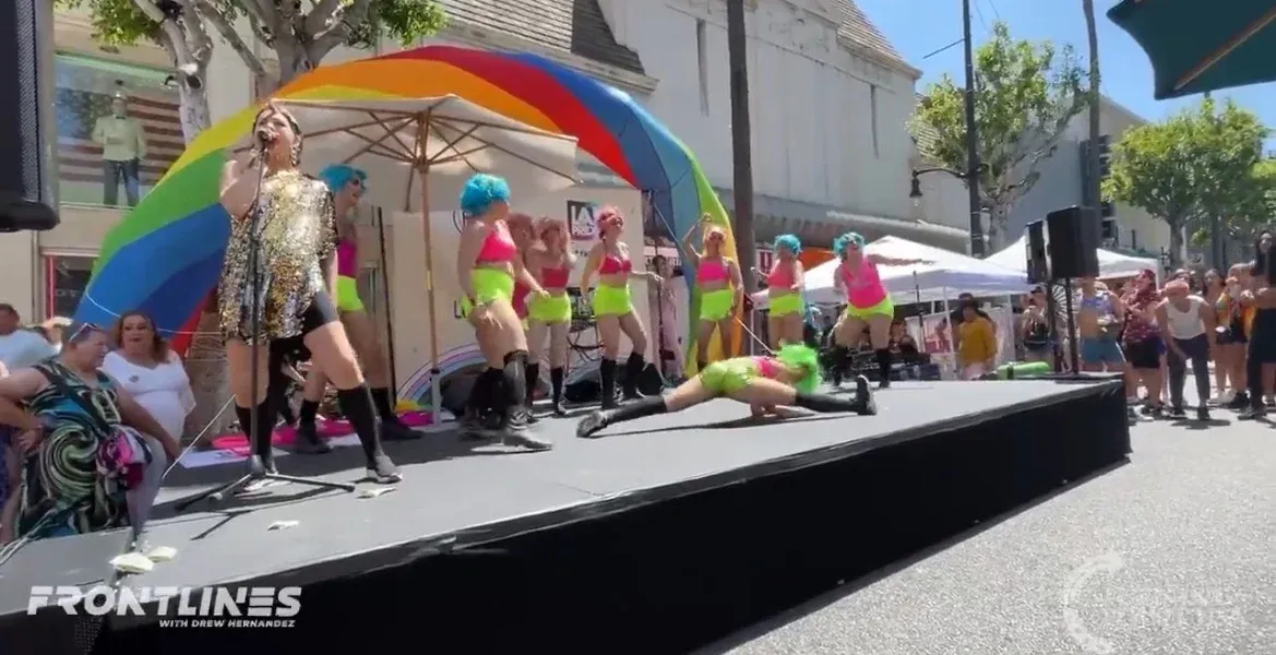 Parent Tosses Toddler Into Arms of Drag Queens That Just Finished Twerking and Spreading Their Legs in Front of Children at Pride Parade in Hollywood (VIDEO)