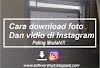 Cara Download foto dan vidio Di instagram
