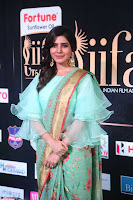 Samantha Ruth Prabhu Smiling Beauty in strange Designer Saree at IIFA Utsavam Awards 2017  Day 2  Exclusive 43.JPG