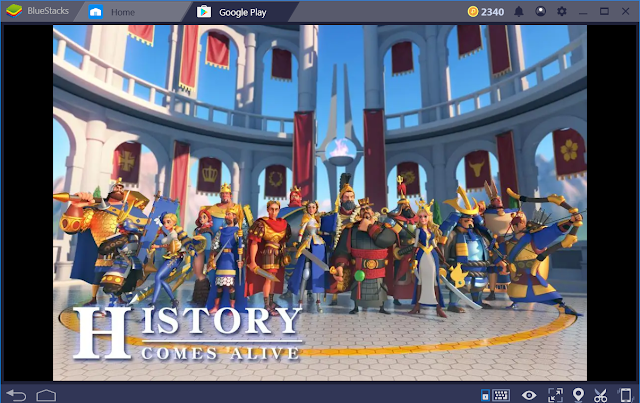 Playing RISE OF CIVILIZATIONS On My PC With Bluestacks 4