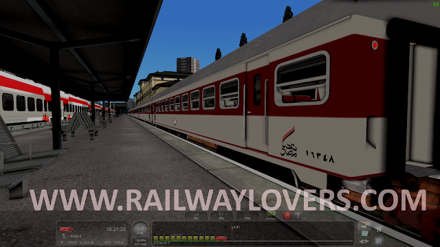 سكك حديد مصر - تحميل العربة المحسنة تحيا مصر داخل محاكي القطار Train Simulator