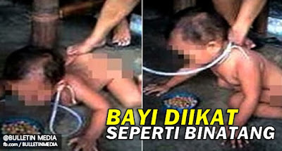 Foto Bayi Diikat Dan Dilayan Seperti Binatang Undang Kemarahan 