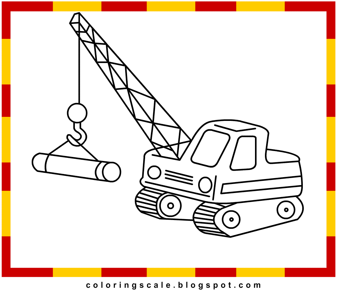 Coloring Pages Printable For Kids Crane Coloring Pages For Kids