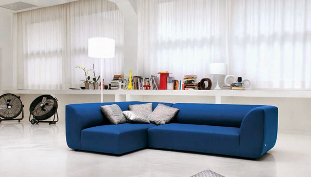 Foto Sofa Minimalis Warna Cerah 