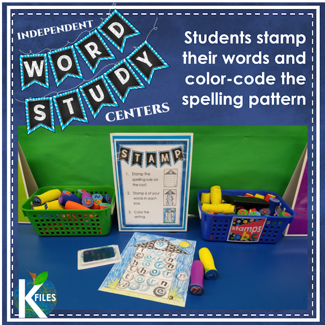 Enhance your Word Study and Phonics/Spelling routine with these Independent center activities and task cards. Supplement your Daily 5, Working With Words, and Words Their Way centers with magnets, letter tiles, word family houses, rainbow write, story writing and hands on activities Each activity includes step-by-step VISUAL directions to help your students complete each task with accuracy. TheKausFiles.blogspot.com